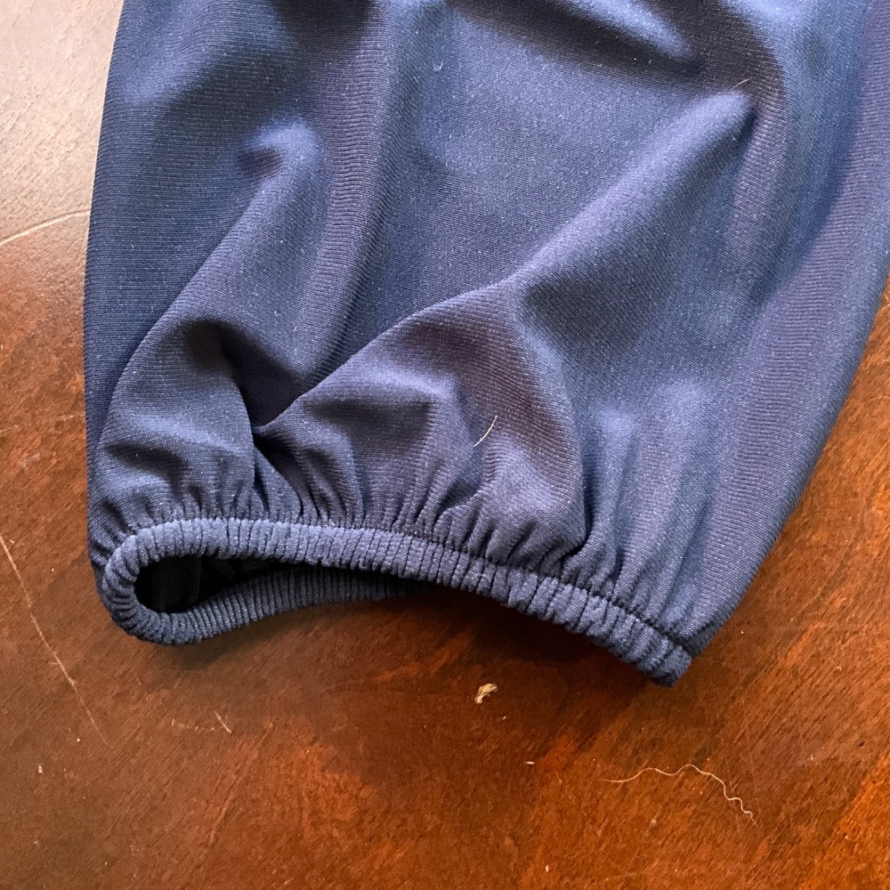 Dark Periwinkle, long sleeve slinky top from White House Black Market. Elegant. - Picture 5 of 9